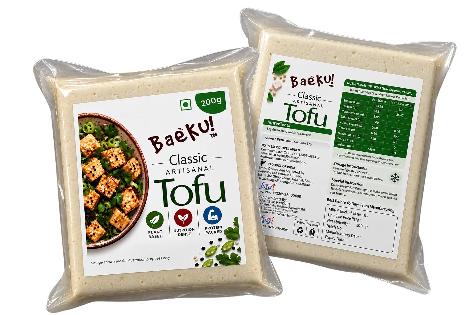 Baeku Classic Tofu - product