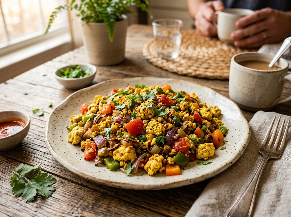 Scrambled tofu