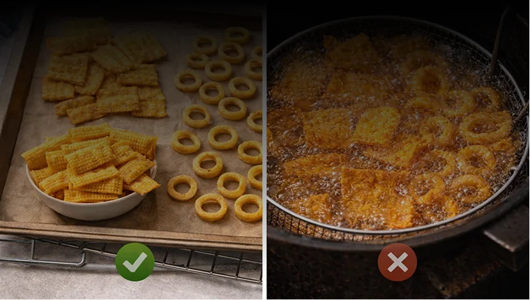 Baked vs fried comparison